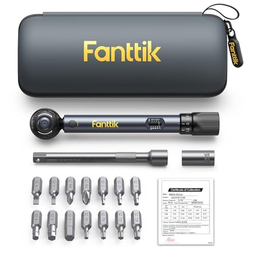 Torque Wrench Set: Fanttik WB10 Nova 1/4 Inch Drive Mini – Front View