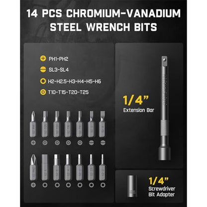 Torque Wrench Set: Fanttik WB10 Nova 1/4 Inch Drive Mini – In Use