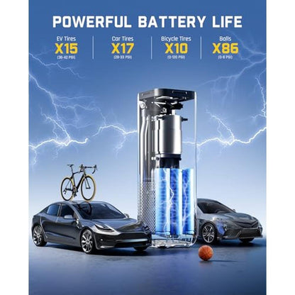 Air Cars Tire Inflator: Fanttik X8 APEX EV Portable Air Pump – Close-up Detail
