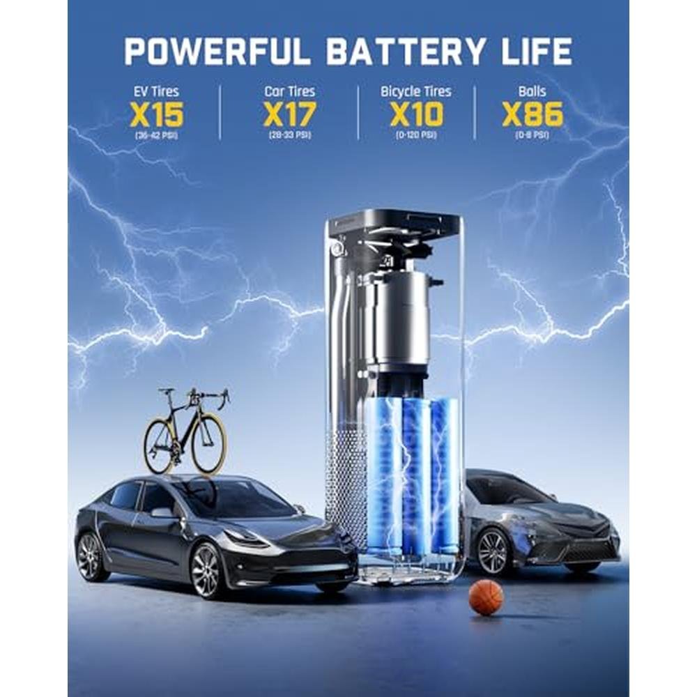 Air Cars Tire Inflator: Fanttik X8 APEX EV Portable Air Pump – Close-up Detail