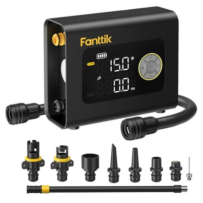Portable Tire Inflator: Fanttik X9 Cross 4X Paddle Board – Front View