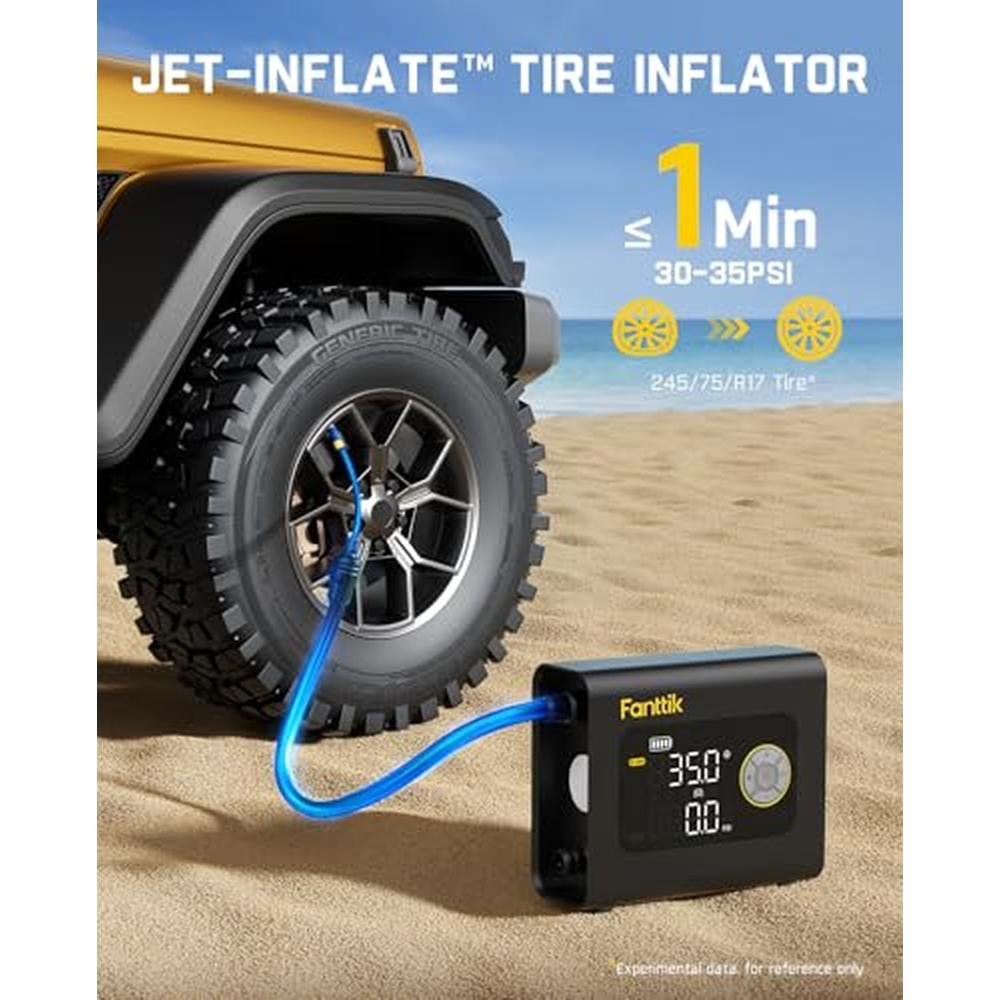 Portable Tire Inflator: Fanttik X9 Cross 4X Paddle Board – In Use