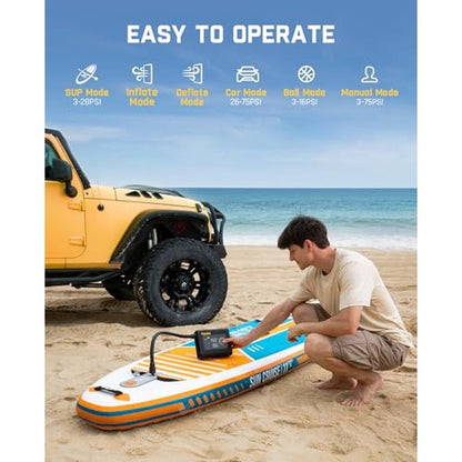 Portable Tire Inflator: Fanttik X9 Cross 4X Paddle Board – Packaging
