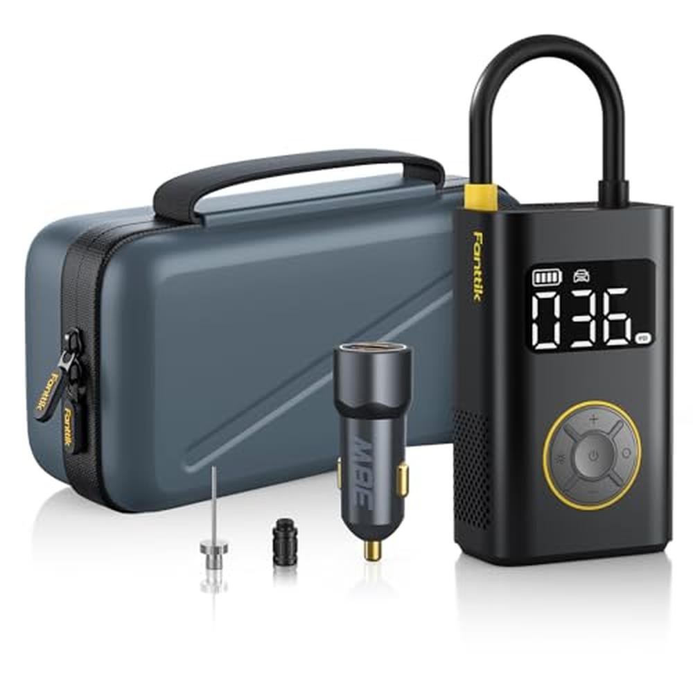 Portable Tire Inflator: Fanttik X9 Pro 150PSI Air Compressor – Front View