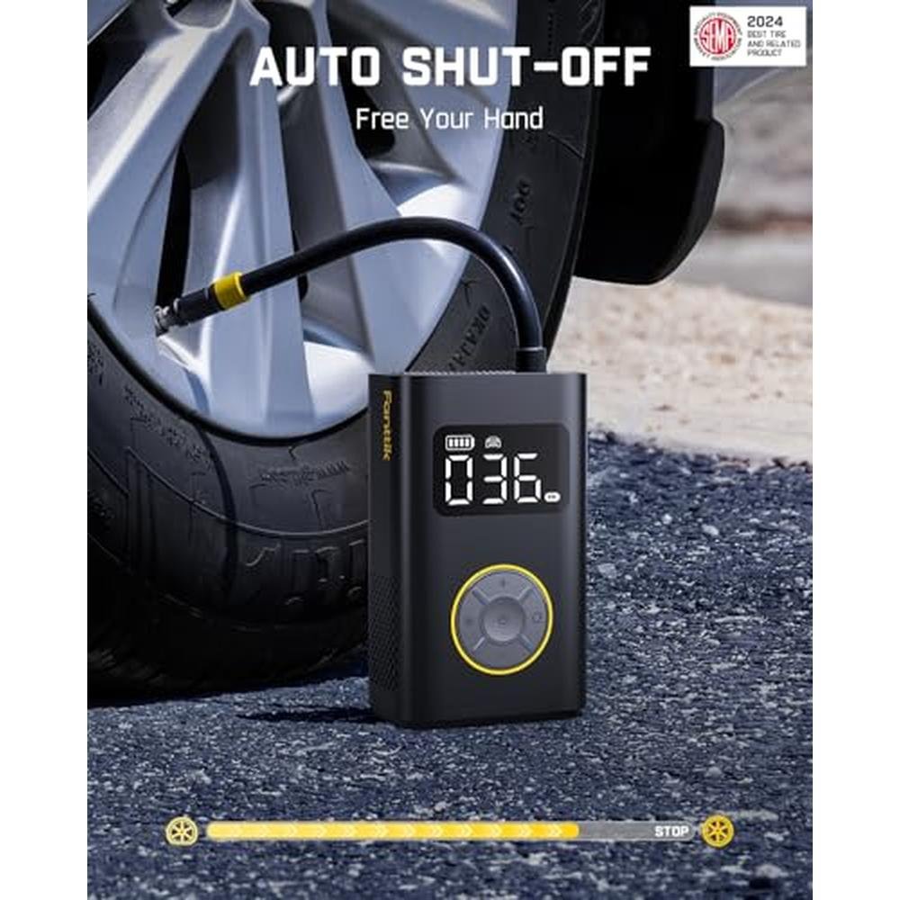Portable Tire Inflator: Fanttik X9 Pro 150PSI Air Compressor – Packaging