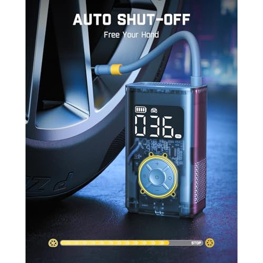 Portable Tire Inflator: Fanttik X9 Pro 150PSI Electric Bike – Packaging