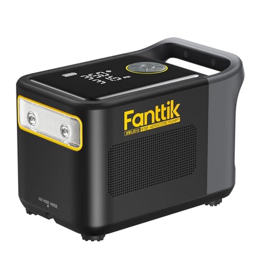Portable Tire Inflator: Fanttik X9 Ultra 3-in-1 Air Pump – Front View