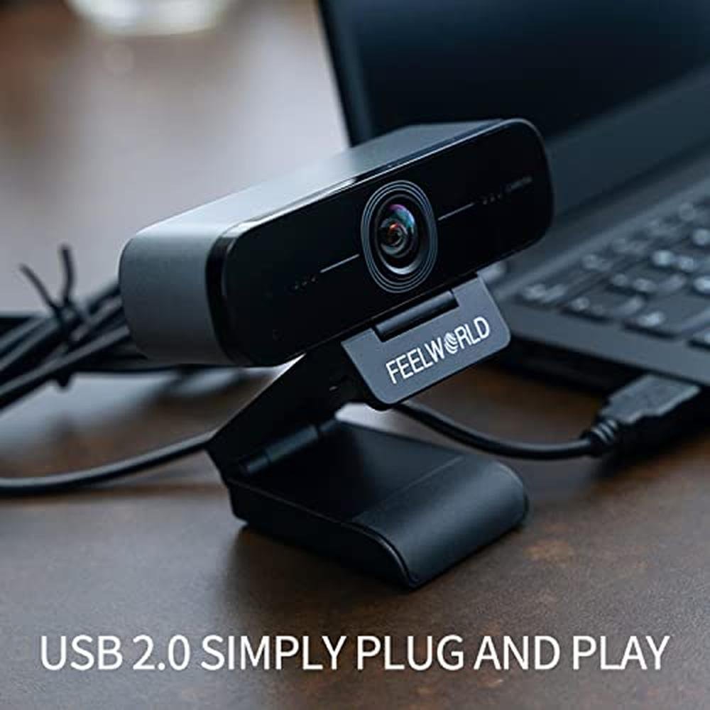 FEELWORLD WV207: USB Live Streaming Webcam – Close-up Detail