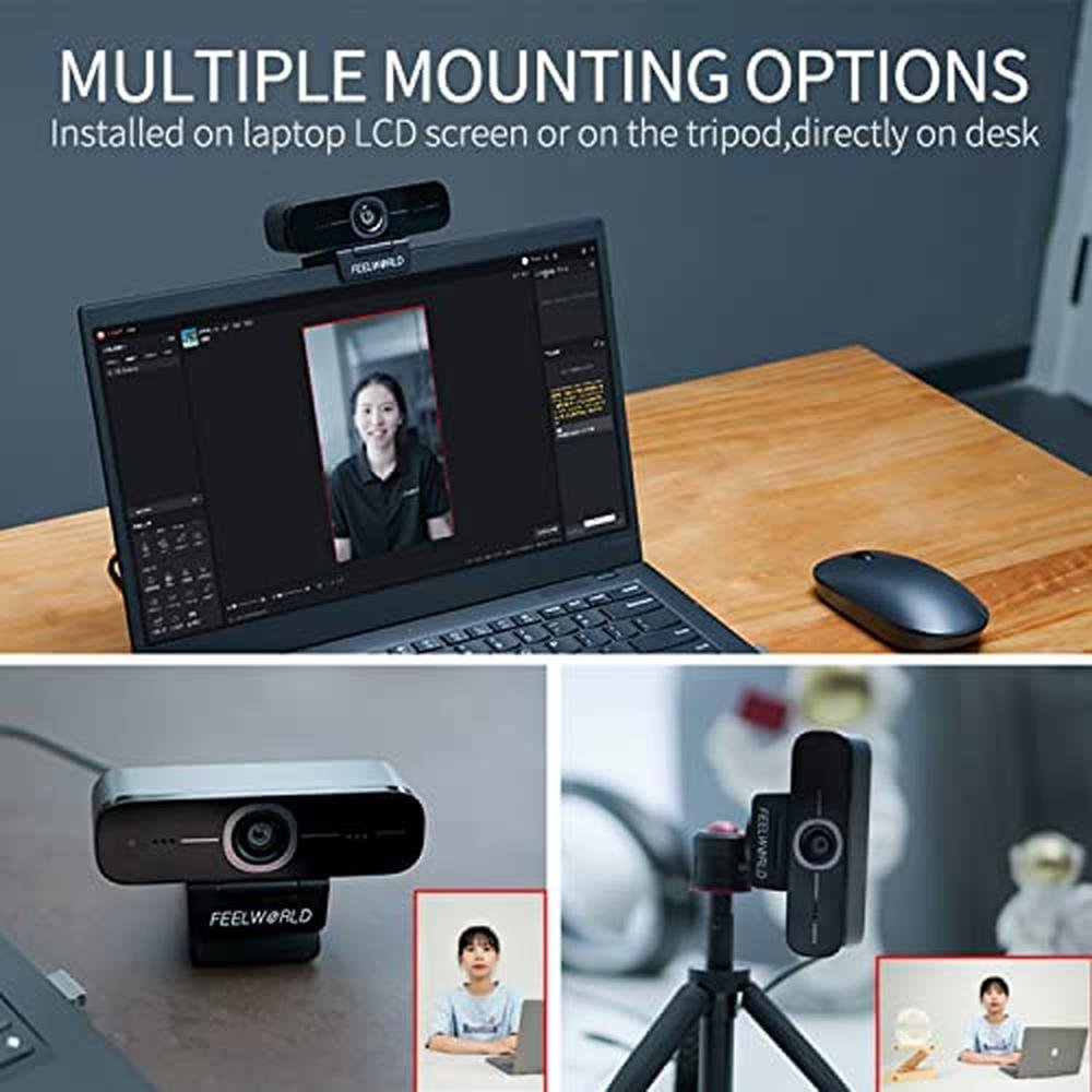 FEELWORLD WV207: USB Live Streaming Webcam – In Use