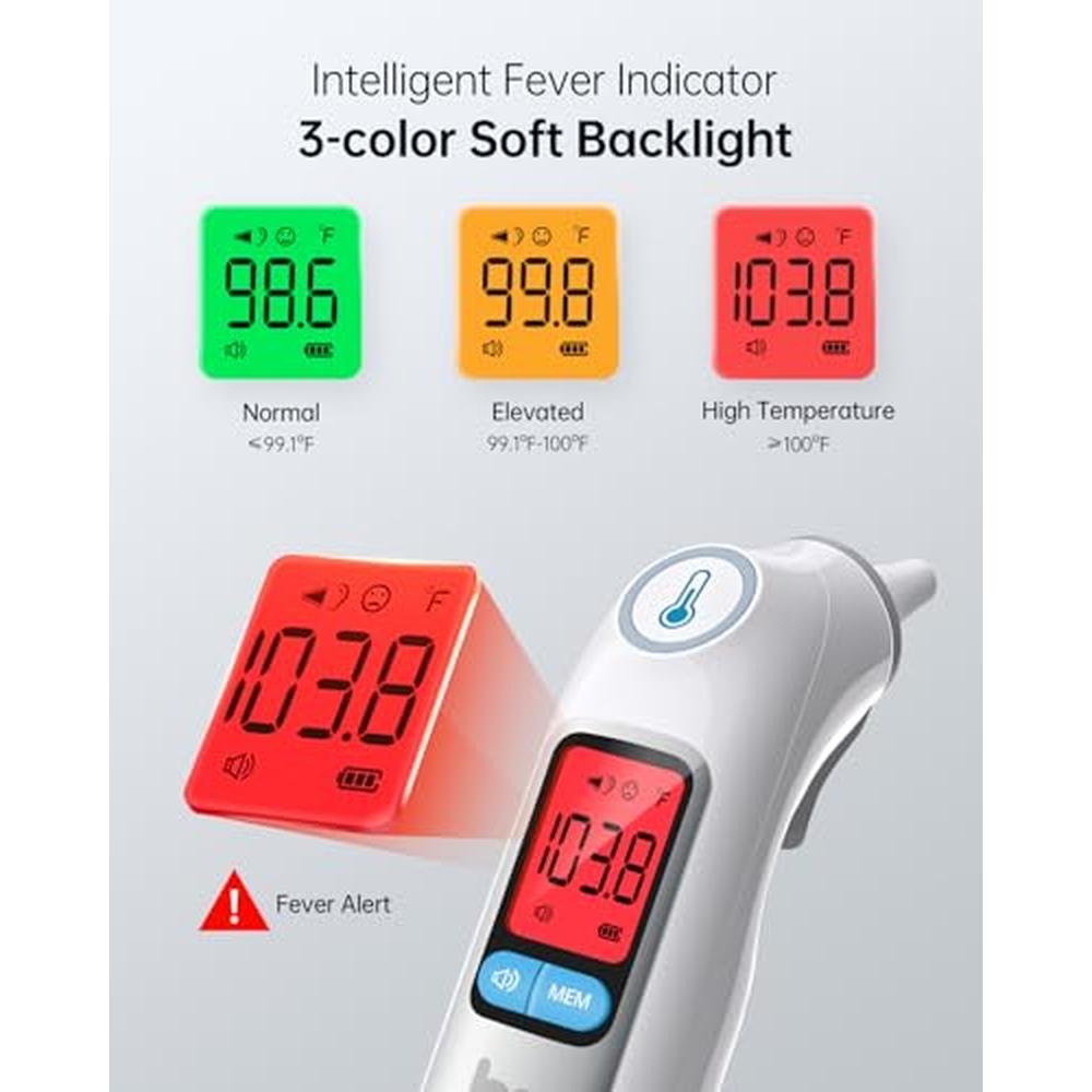 Femometer Infrared Ear Thermometer – Side View