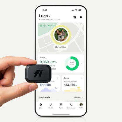 GPS Tracker: Fi Mini Dog Tracker – Front View