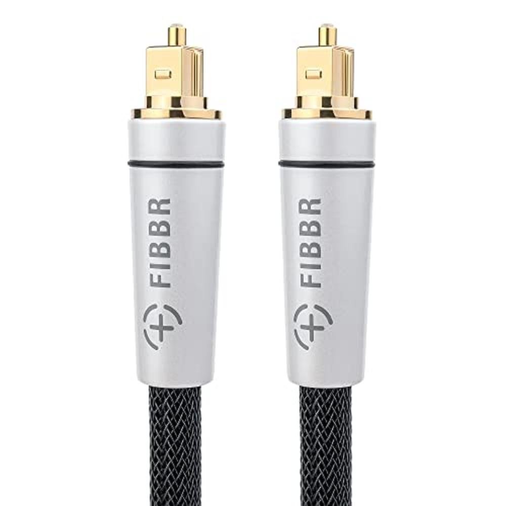 Digital Cable: Fibbr Digital Audio Optical Cable – Front View