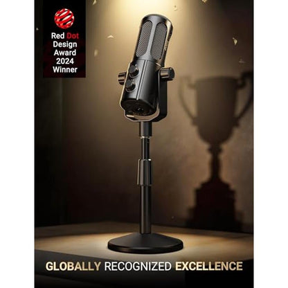 Microphone FIFINE: FIFINE AmpliTank TANK6S Vocal Dynamic – Side View