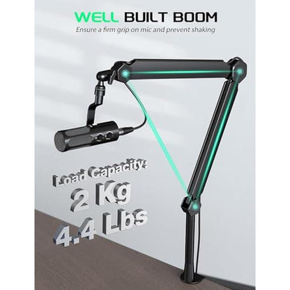 Mic Arm: FIFINE BM66T Fully Adjustable Metal Built – Close-up Detail