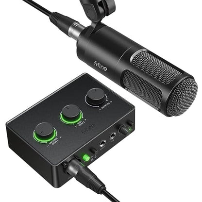 Fifine Podcast Equipment Bundle Set – Front View