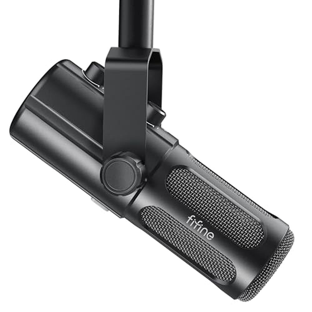 Microphone FIFINE: FIFINE Podcast Microphone USB/XLR – Front View