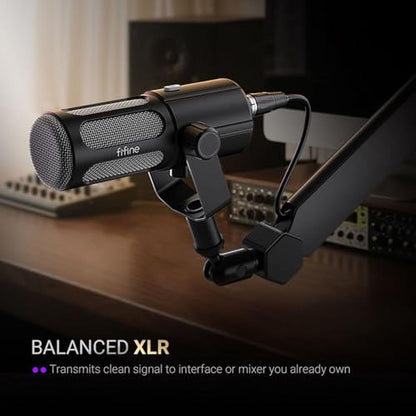 Microphone FIFINE: FIFINE Podcast Microphone USB/XLR – In Use