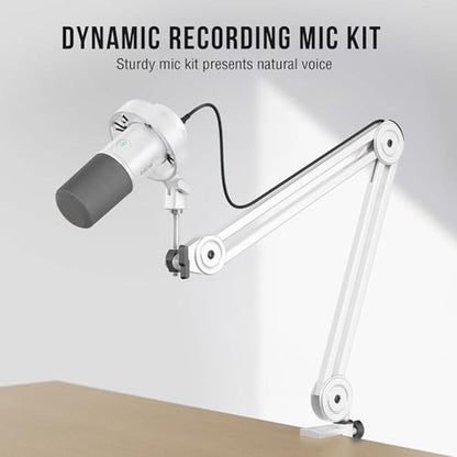 Microphone FIFINE: FIFINE K688T Podcast XLR/USB Microphone – Side View