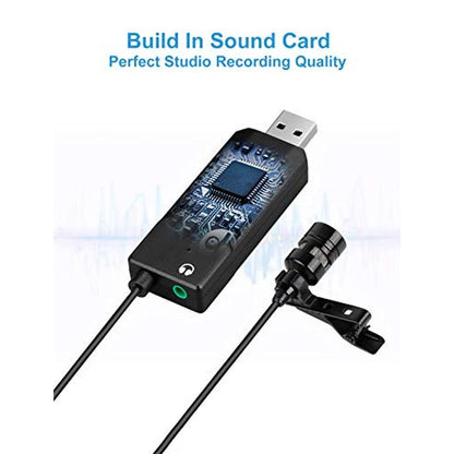Microphone Fifine: Fifine K053 USB Lavalier Lapel Microphone – Packaging