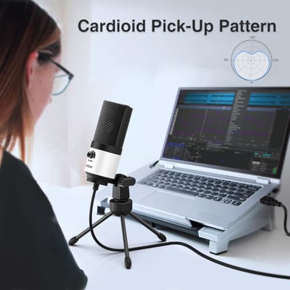 Microphone FIFINE: FIFINE K669W USB Podcast Microphone – Close-up Detail