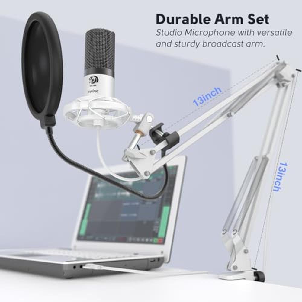 Microphone FIFINE: FIFINE T669 White Studio Condenser – Packaging