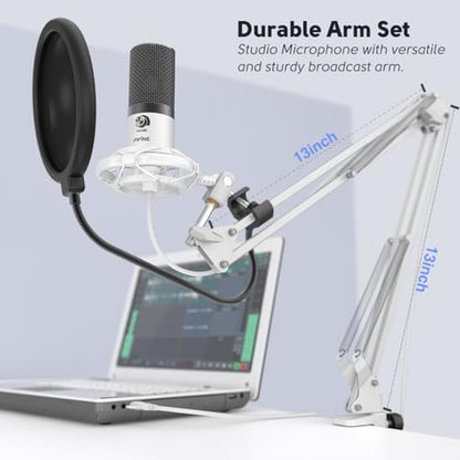 Microphone FIFINE: FIFINE T669 White Studio Condenser – Packaging