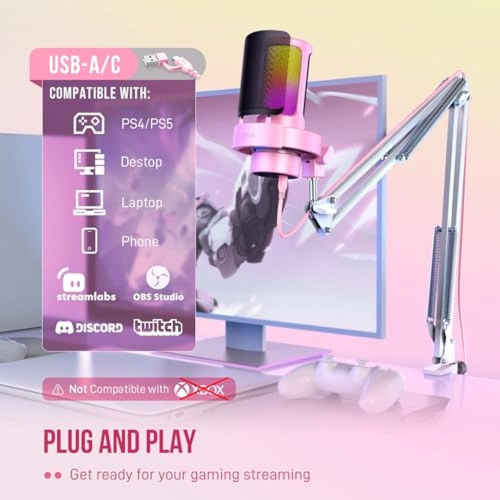 Microphone Podcast: FIFINE USB Streaming Microphone with – Packaging