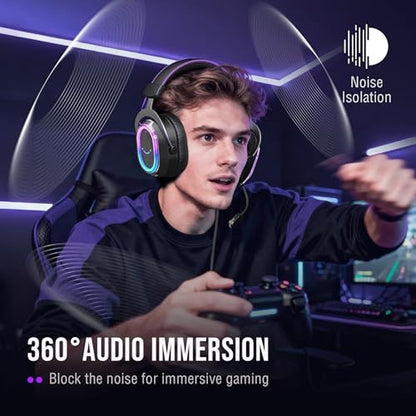 FIFINE Wired USB Gaming Headset – Close-up Detail