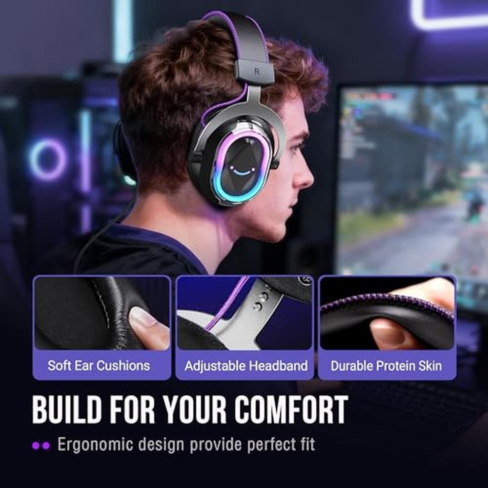 FIFINE Wired USB Gaming Headset – In Use