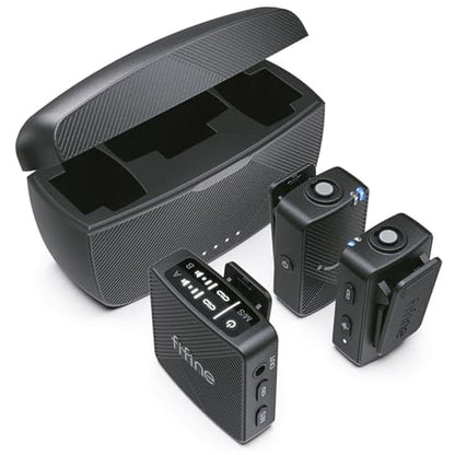 Microphone FIFINE: FIFINE M9 Wireless Lavalier Microphone – Front View