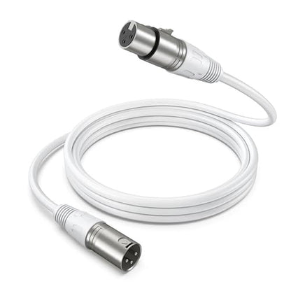XLR Cable: FIFINE 5.9ft Balanced 3-Pin Microphone Cable – Front View