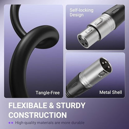 XLR Microphone: FIFINE XLR Microphone Cable 5.9ft – Packaging