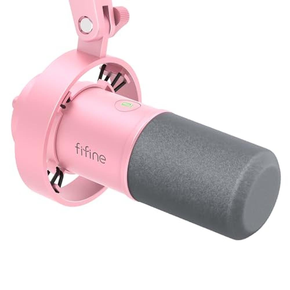 XLR Microphone: Fifine XLR-USB Dynamic Microphone Studio – Front View