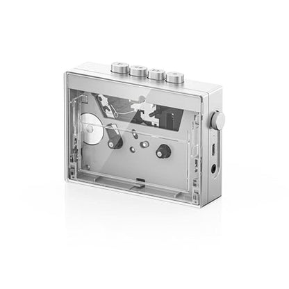 FiiO CP13 Cassette Player (Transparent) – Side View