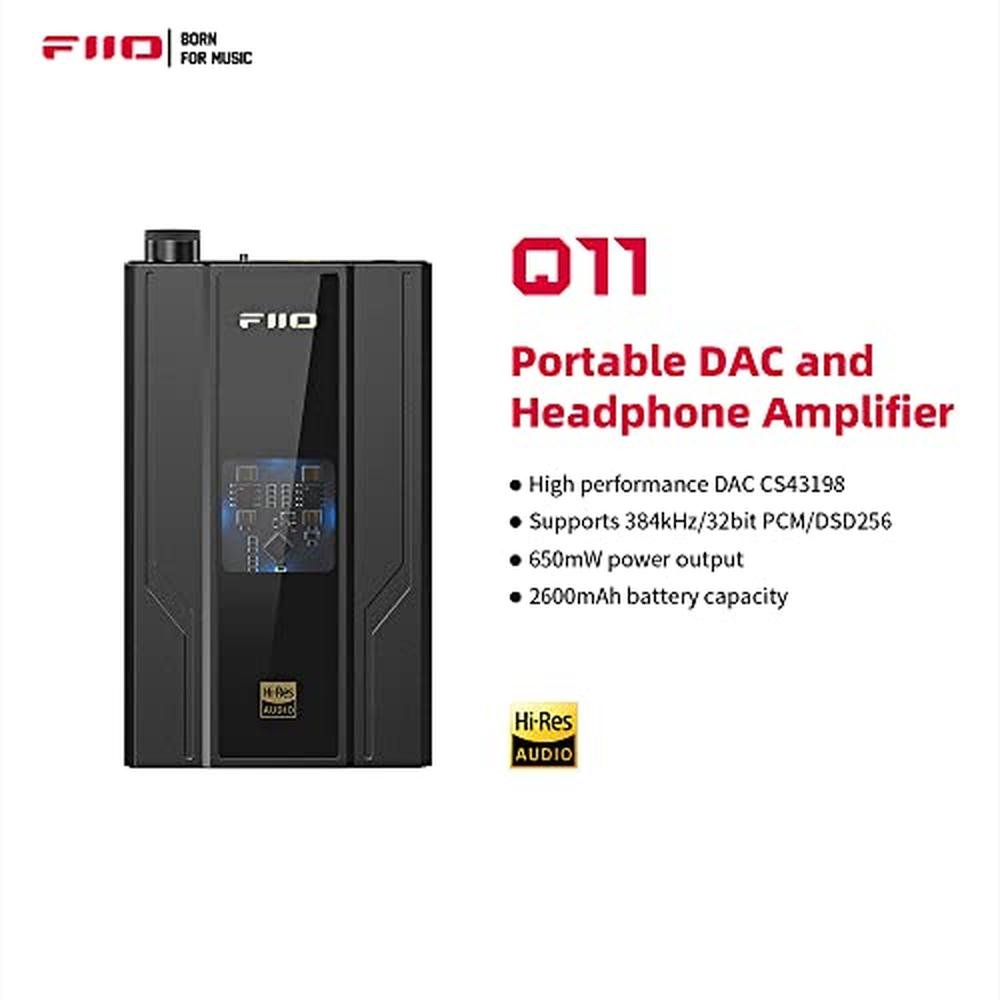 FiiO JadeAudio Q11 DAC Headphone Amplifier – In Use