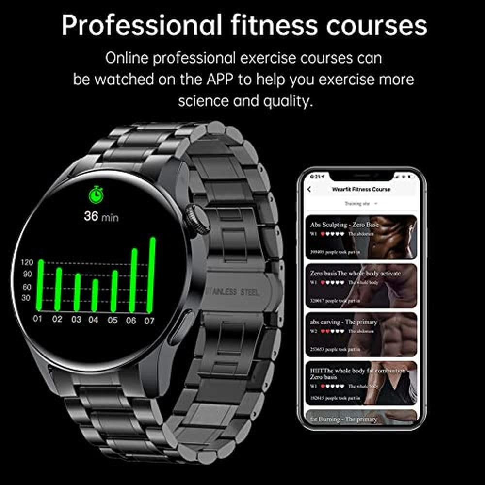 Filiekeu Watch: Men Women Smart Watch Bluetooth Calls Heart – In Use