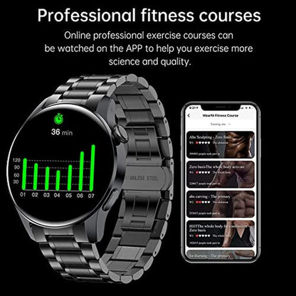 Filiekeu Watch: Men Women Smart Watch Bluetooth Calls Heart – In Use