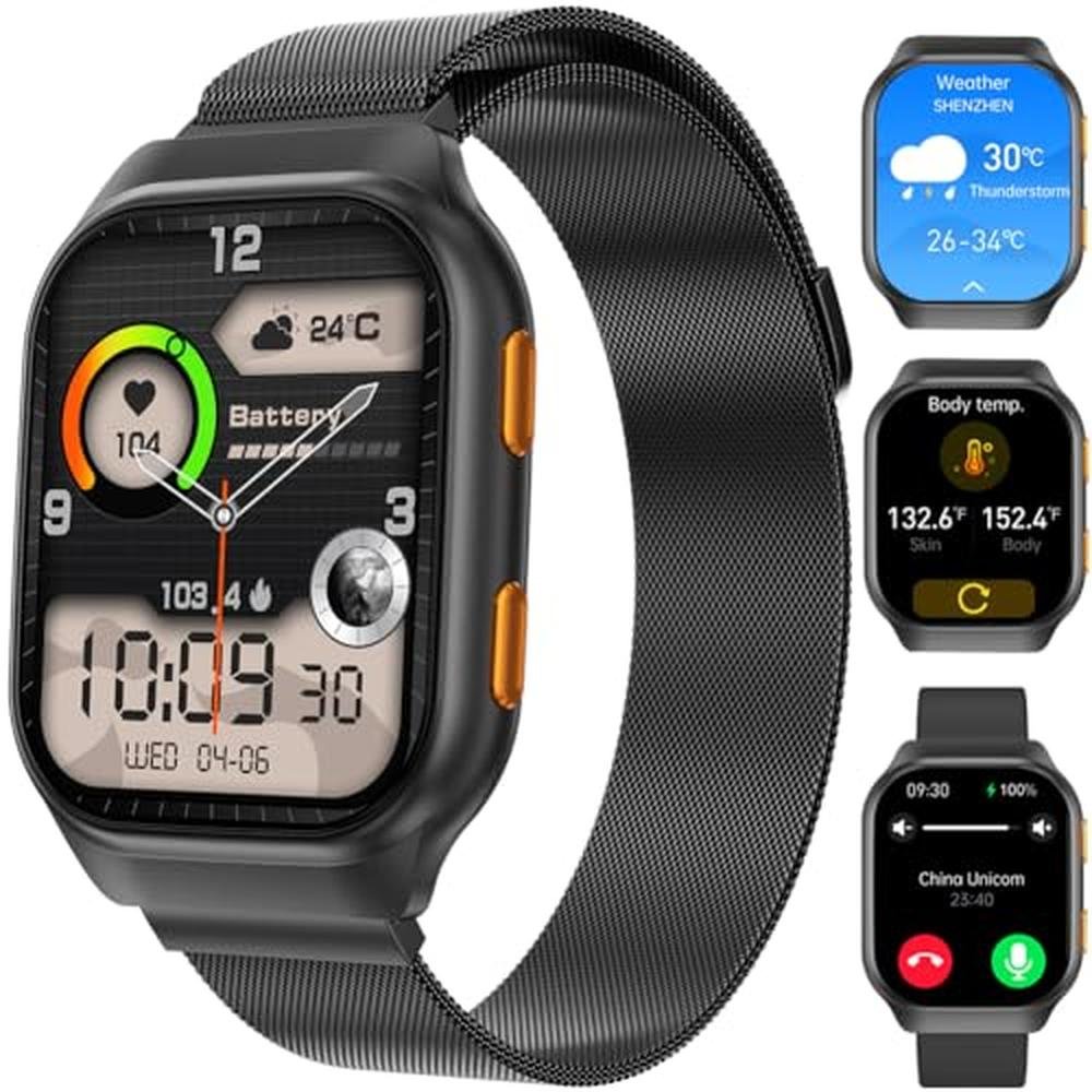 Men Watch: FILIEKEU Smart Watch Fitness Tracker – Front View