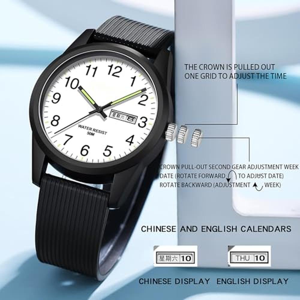 Findtime Day Date Watches for Men – In Use