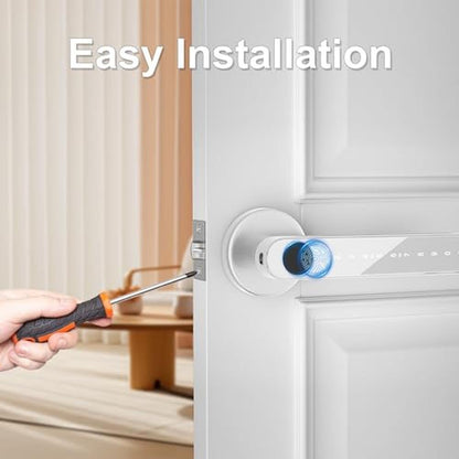 Door Lock: Fingerprint Door Lock Smart Door Knob Biometric – Packaging