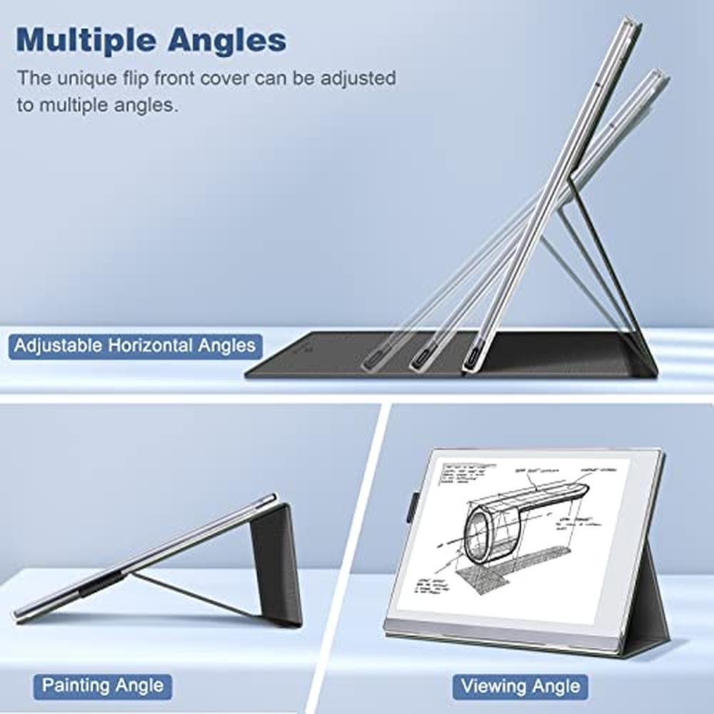 Remarkable 2 Case: Fintie Folding Premium PU Leather Stand – Close-up Detail