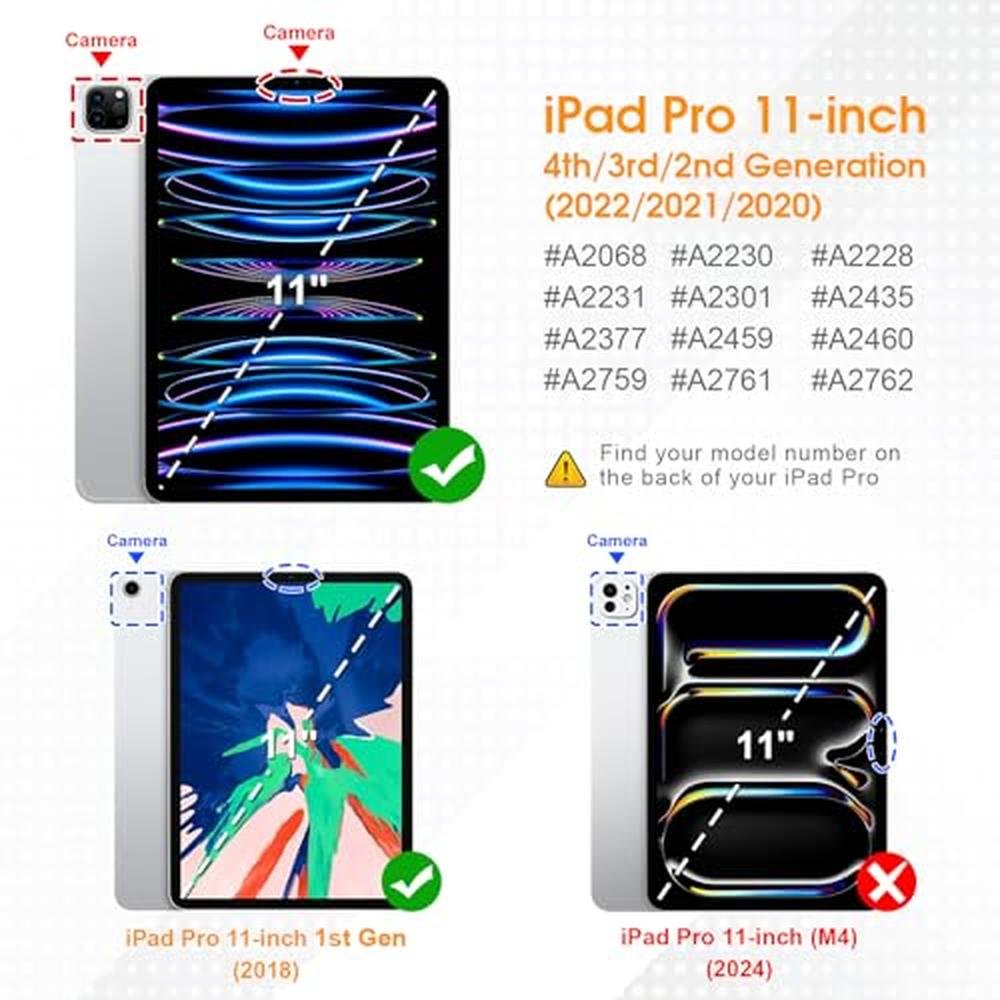 Ipad Fintie Case: Fintie Folio Case for Ipad Pro 11 Inch – Side View