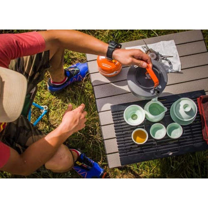Camping Fire Pit: Fire-Maple Feast T3 Portable Teapot – In Use