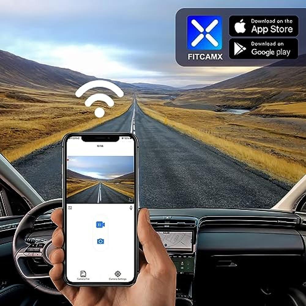 Fitcamx 4K Dash Cam Adapts for Hyundai Santa Cruz & Tucson – Packaging