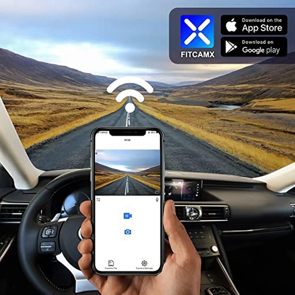 Fitcamx 4K Dash Cam Compatible with Lexus is 2017-2025 – Packaging