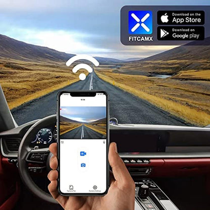 Fitcamx 4K Dash Cam Compatible with Porsche 718 Boxster – In Use