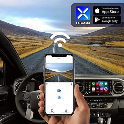 Fitcamx 4K Dash Cam Compatible with Toyota Tacoma 2018 2019 – Packaging