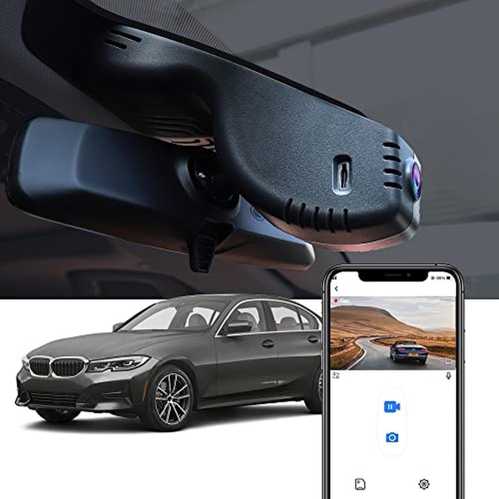 Fitcamx 4K Dash Cam Suitable for BMW 3 4 Series M3 M4 – Front View