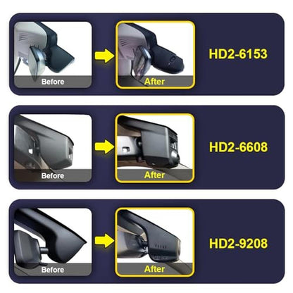 Fitcamx 4K Dash Cam Suitable for BMW X3 X3 M 2018-2024 M40i – Close-up Detail