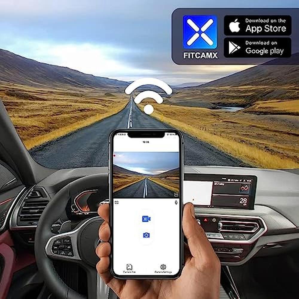 Fitcamx 4K Dash Cam Suitable for BMW X3 X3 M 2018-2024 M40i – Packaging